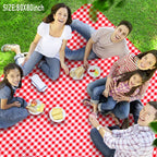 Outdoor Picnic Blanket, Xl Foldable Waterproof Sand Beach Mat , In Large 80X60In And Extra Large 80X80Infor Beach Camping Hiking