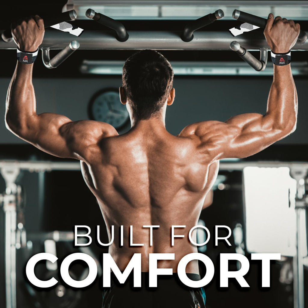 Weight Lifting Straps Wrist Support Padded Neoprene Gym Cross Training Hand Bar Weightlifting Straps Fitness Bodybuilding Power