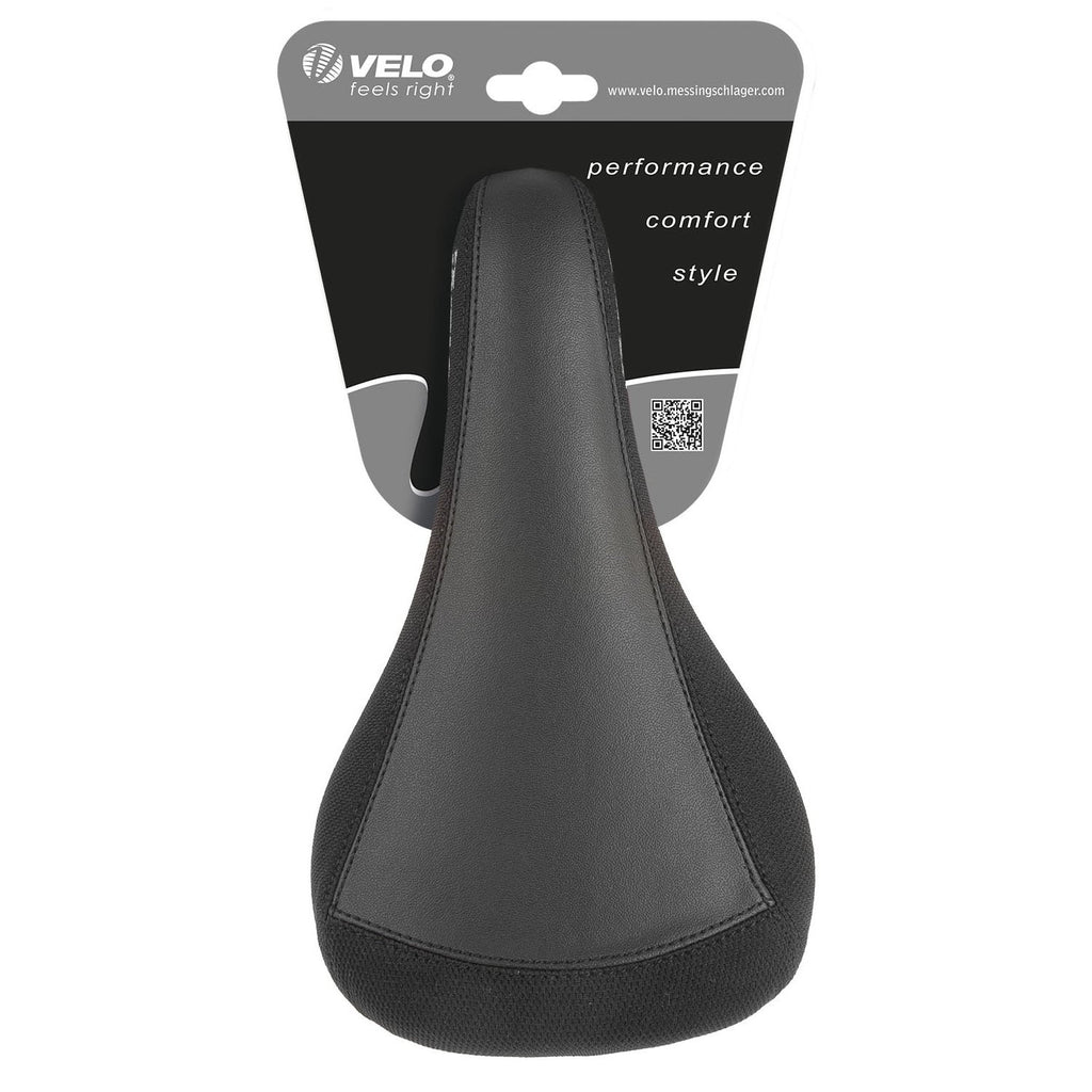 Velo Bmx Gel Bicycle Saddle Black, 247X137Mm