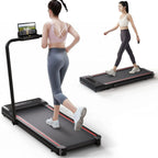 Sperax Treadmill-Walking Pad-Under Desk Treadmill-2 In 1 Folding Treadmill-Treadmills For Home-Black Red