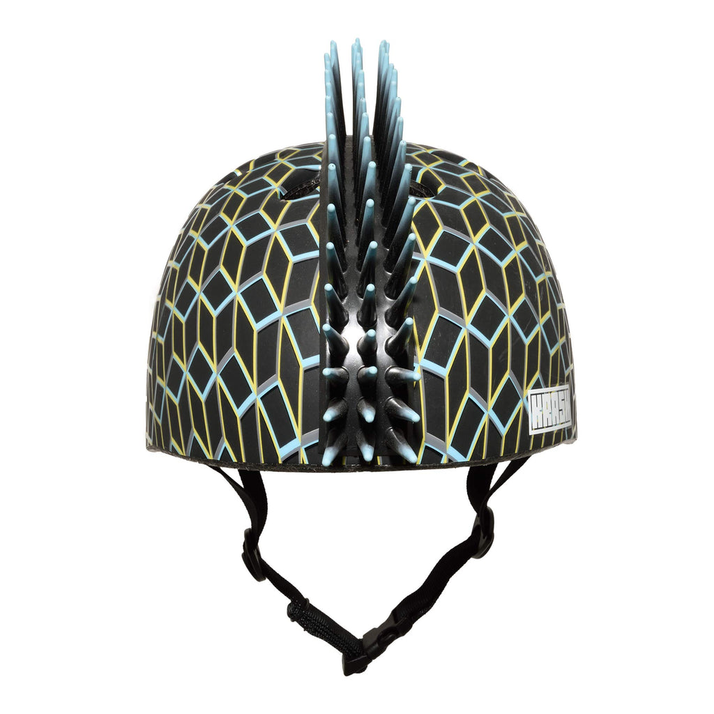 Krash Techno Geo Youth 8+ Mohawk Helmet, Techno Neo Geo Black (8042924)