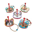 Fun Express Puppy Dog Ring Toss Game - Includes 5 Bases and 6 Rope Rings - Party Games - VBS Vacation Bible School Supplies/Deco