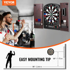 Vevor Dartboard And Cabinet Set Complete With All Accessories Easy Assembly