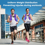 Purple Weighted Vest Women, 8lbs/12lbs/16lbs/20lbs Weight Vest with Reflective Stripes for Workout, Strength Training, Running,