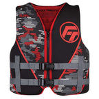Full Throttle Youth Rapid-Dry Life Jacket Red