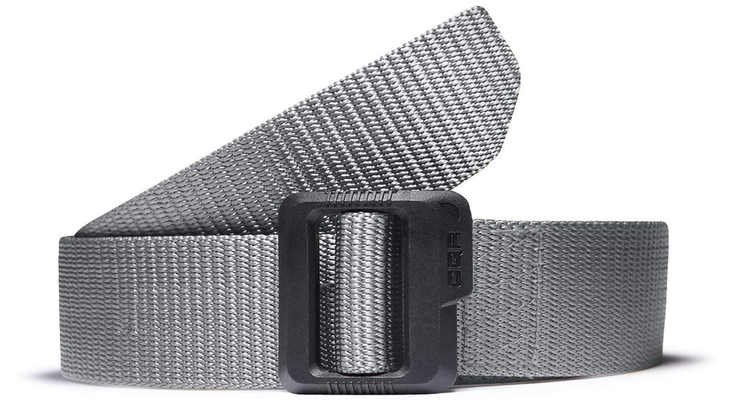 Cqr Tactical Belt, Military Style Heavy Duty Belt, Webbing Edc Quick-Release Buckle, Plastic Flip Tab Grey, Small