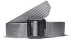 Cqr Tactical Belt, Military Style Heavy Duty Belt, Webbing Edc Quick-Release Buckle, Plastic Flip Tab Grey, Small