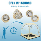 Eapele Sports Tent - Instant Pop-Up Shelter, Fits 6 Person Compact Or 4 Person Comfortably, Rain Protection For Sports, Camping,