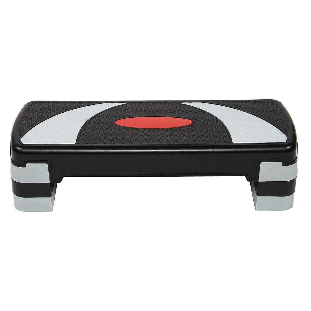 Balancefrom Adjustable Workout Aerobic Stepper Step Platform Trainer, Gray