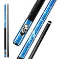 CUEBOTS CGC2 Glass Fiber Pool Cue Stick, 3/8-10 Joint, Glossy Crocodile-Pattern Leather Grip, 12.5mm Tip, 58 , 19-19.5 oz