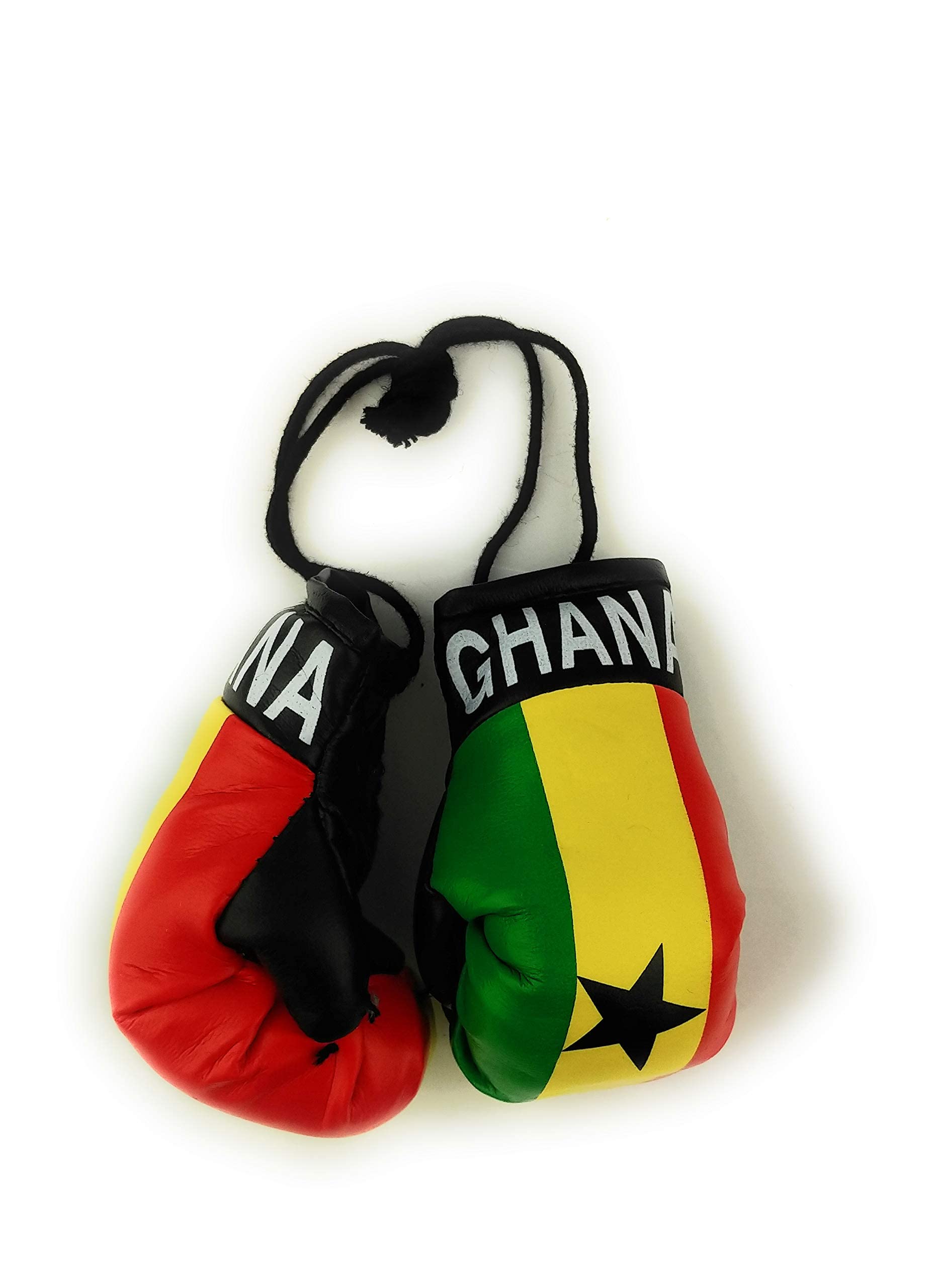Red Hat Ent Hanging Car Mirror Mini Boxing Gloves (Ghana)