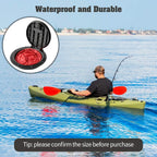 Anndason 2 Pcs 6'' Black Deck Plate Kit Deck Hatch With Storage Bag For Fishing Kayak Boating