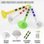 Kamitty Golf Tees Plastic, Unbreakable Golf Tee 3 1/4'' Pack Of 50/80 With Big Cup & 8 Prongs, Reduces Friction & Side Spin, Mul