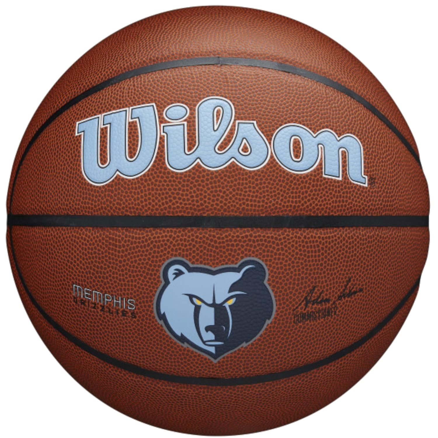 Wilson Nba Memphis Grizzlies Size 7 Basketball - Purefeel Cover, 29.5''