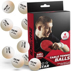 Idoraz Ping Pong Balls - White/Orange 3-Star 40+ Table Tennis Balls (Pack Of 6,12,24) Suitable For Indoor And Outdoor Regulation