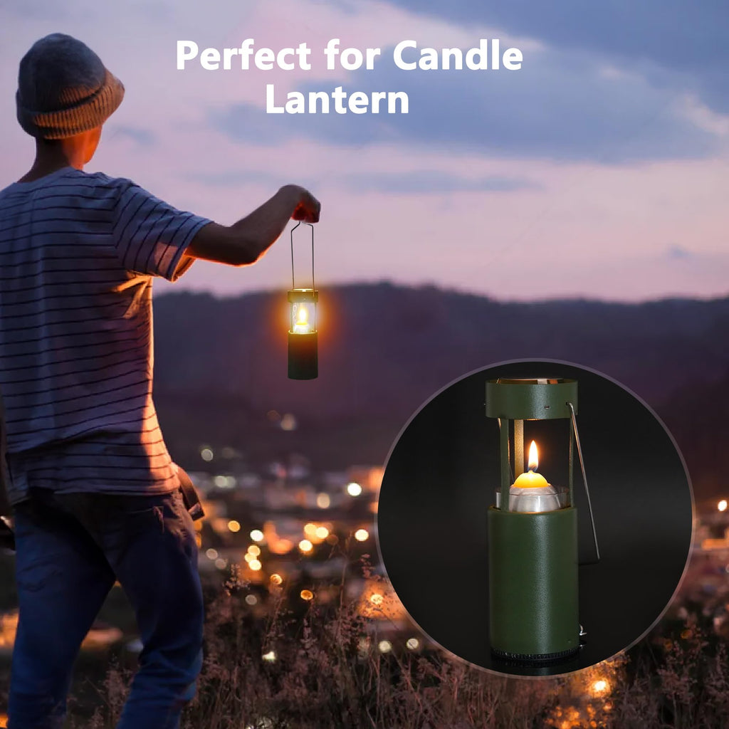 12-Hour White Candles Compatible With Candle Lanterns, Long-Burning Candles For Outdoor, Camping, Emergency, Survival Emergency