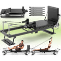 TYRSEN 91 Pilates Reformer Machine - Foldable Full-Body Home Pilates Equipment with Adjustable Resistance, Jumpboard, Upgraded W