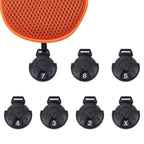 Andux 2Pcs/Pack Long Neck Golf Hybrid Club Head Covers Interchangeable No. Tag Ctmt-02 Orange