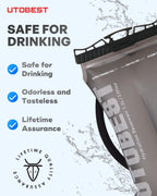Utobest Hydration Bladder 1.5 L 2L 3L,Tpu Water Bladder,Water Bladder For Hiking Backpack,Bpa Free,Wide Opening,Leak-Proof,Water