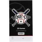 Murray Sporting Goods Baseball/Softball Lineup Cards - 30 Games With 16 Player Roster Lineup Sheet (4-Part Carbon Copies)
