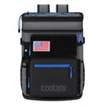 Coolrex Large Backpack Cooler 36 Can Cooler Backpack With 2 Insulated Compartments Leak Proof Waterproof Travel Backpack, Campin