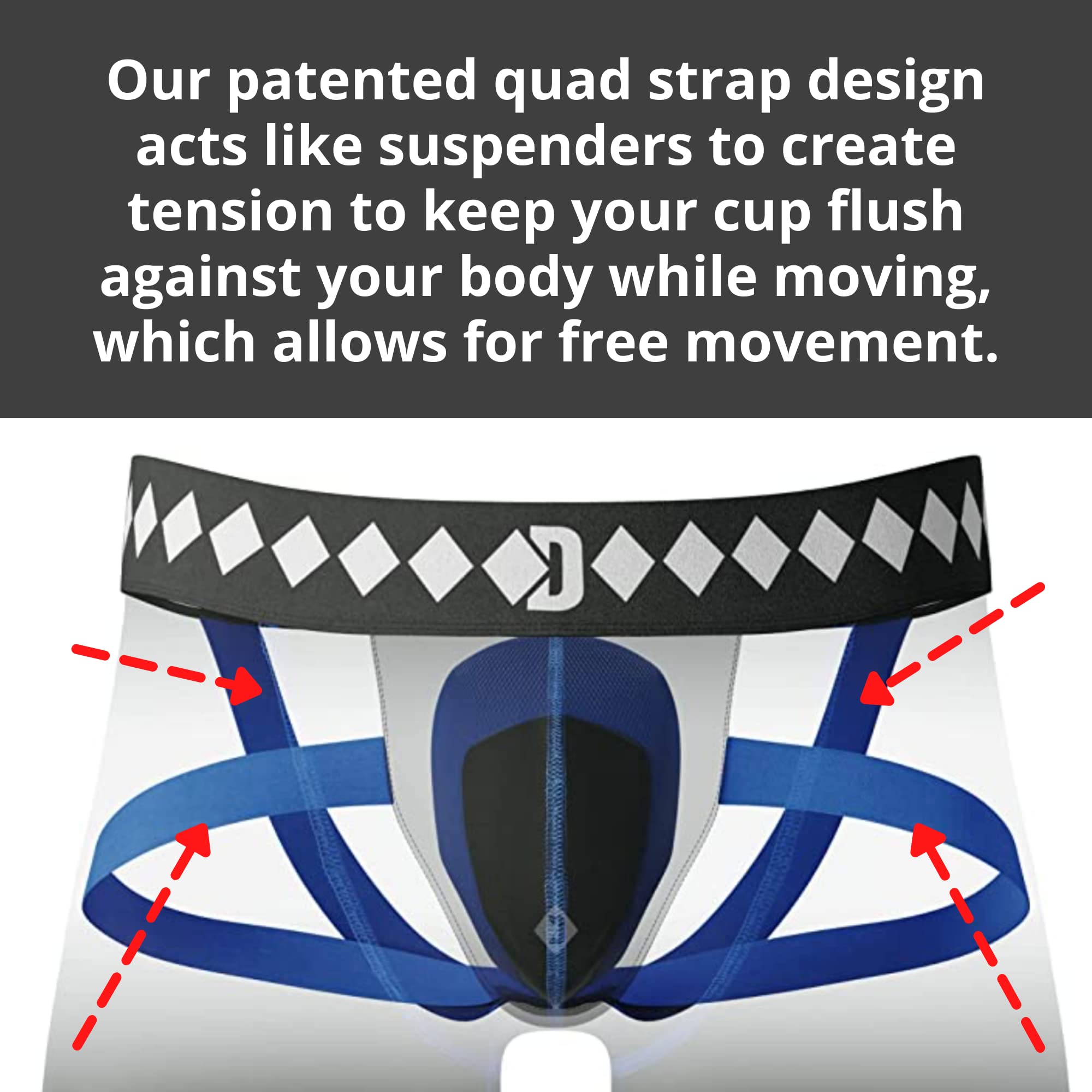 Diamond Mma Compression Shorts Jock Strap Athletic Cup Groin Protector System - Xxl | Athletic Supporters For Men With Cup For H