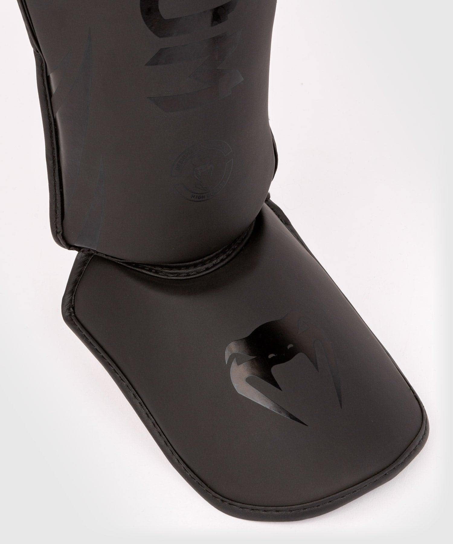 Venum Challenger Kids Shin Guards - Black/Black - L