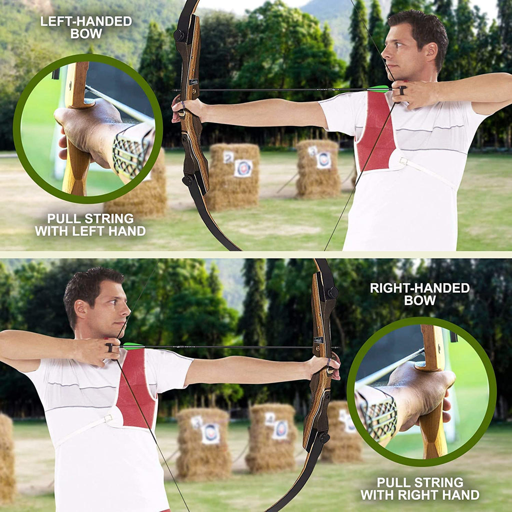 Samick Sage Archery Takedown Recurve Bow 62 Inch - Bows For Teens To Adults - Beginners To Advanced, For Hunting & Target Practi