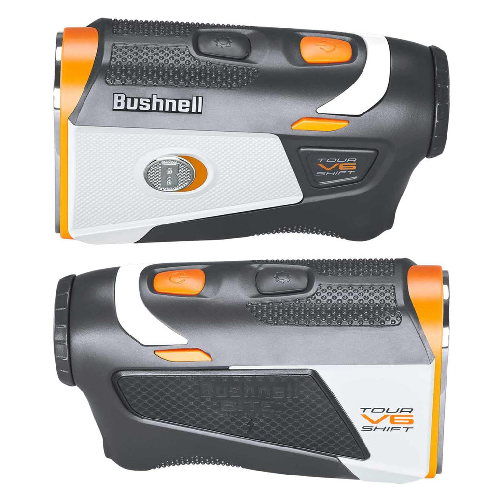 Bushnell Tour V6 Shift Patriot Pack Laser Golf Rangefinder With Case 2X Batteries And Wearable4U Ultimate Golf 3 Tools Bundle