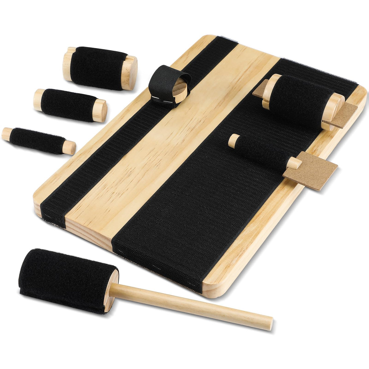 Silipull Hand Exercise Board with Hook and Loop Fasteners Hand Therapy Tool Equipment 14 x 9 Hook and Loop Exercise Board So