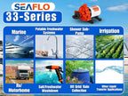 Seaflo Water Diaphragm Self Priming Pump 3.0 Gallons/Min (10.6 Lpm) 45 Psinew Rv/Marine 12 Volt Dc / 12 V Demand Fresh