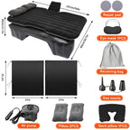 Tallew 12 Pcs Car Air Mattress Back Seat Inflatable Bed Suv Car Camping Backseat Truck Air Mattress Curtain Divider Window Shade