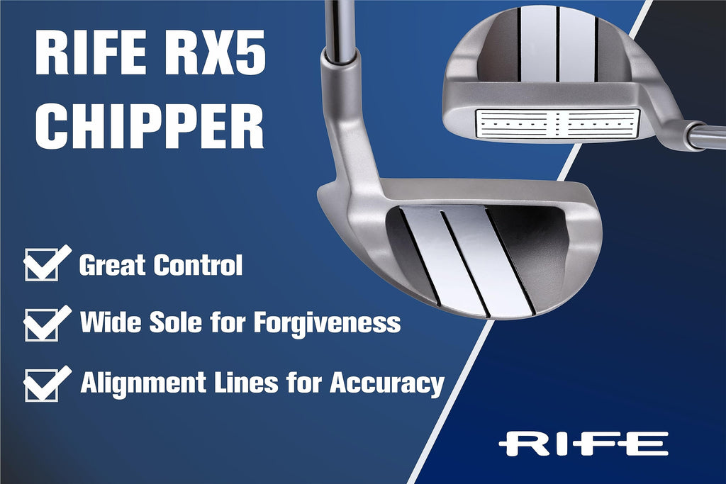 Rife Rx5 Chipper Big Tall Xl +1'' Longer Than Mens Standard Length 37 Degree Right Handed New Golf Club