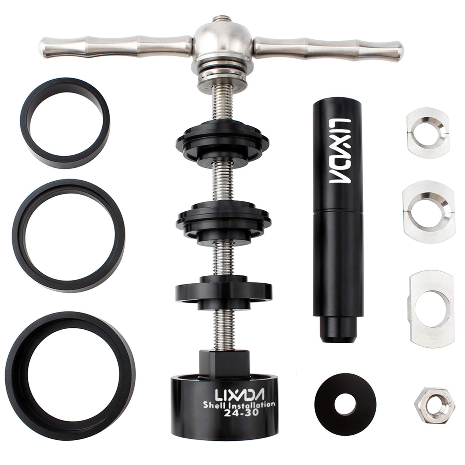 Lixada Bicycle Bottom Bracket Install And Removal Tool Kit Bike Bottom Bracket Remover For Bb86/Bb30/Bb91/Bb92/Pf30