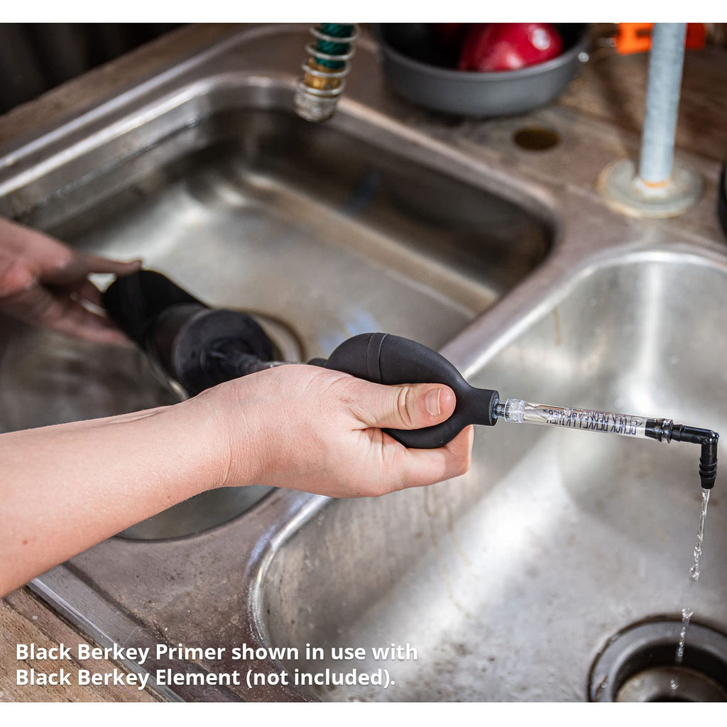 Black Berkey Primer For Use With Berkey Gravity-Fed Water Filter Systems Equipped With Black Berkey Elements
