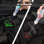 Awblin Automotive Buzzer Test Light, Dc 6-24V Dual Color Led Bulb Auto Circuit Tester, Electric Tester Light Tool Probe For Car