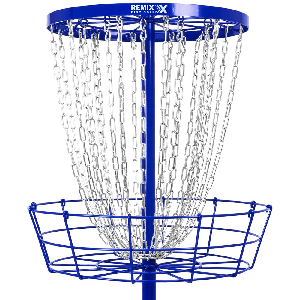 Remix Deluxe Practice Basket For Disc Golf - Royal Blue