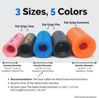 Fat Gripz Pro - The Simple Proven Way To Get Big Biceps & Forearms Fast - At Home Or In The Gym (Winner Of 3 Menas Health Magazi