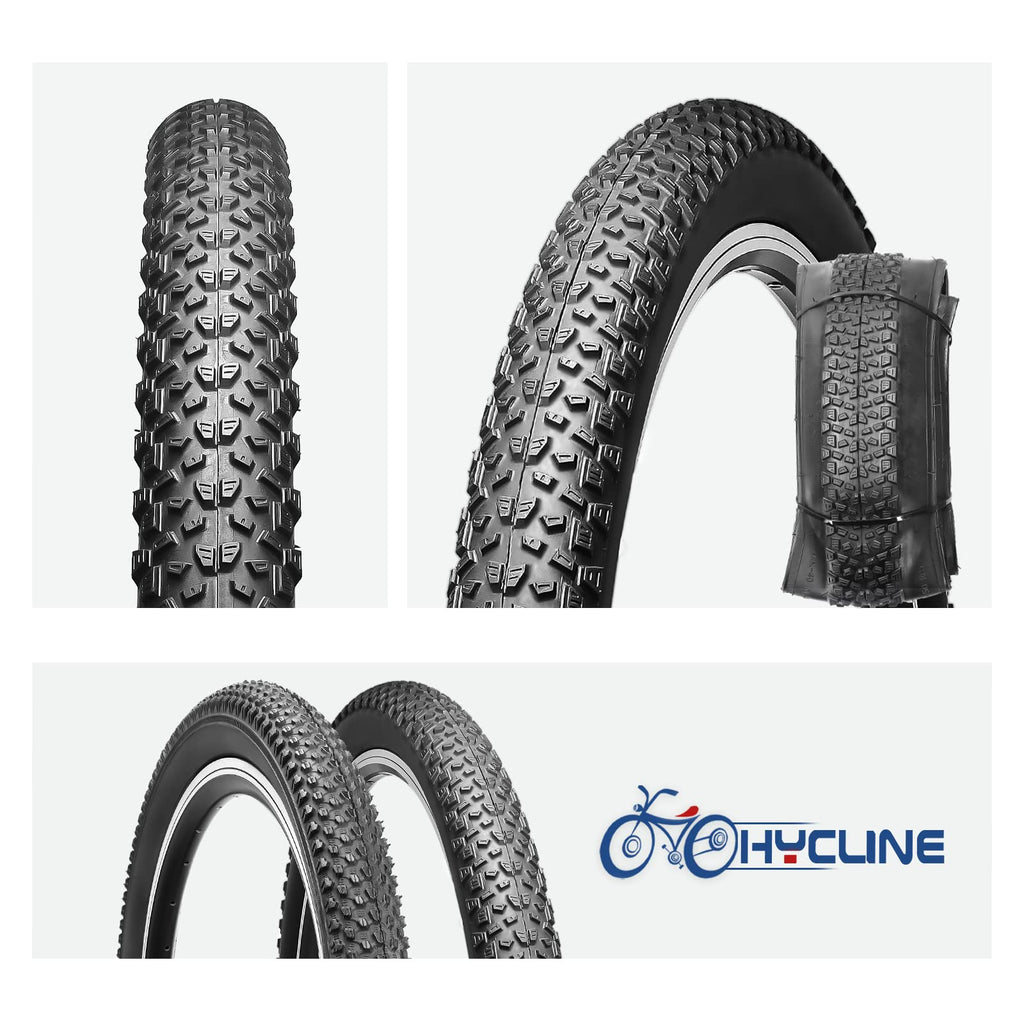 Hycline Bike Tire,27.5X2.125-Inch Folding Replacement Tire For Mtb Mountain Bicycle-Black