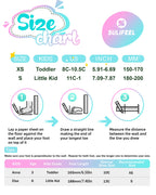 SULIFEEL Adjustable Toddler Roller Skates for Girls Boys Kids,Fun Illuminating Light Up Flash Wheels Three-Point Type Balance Su