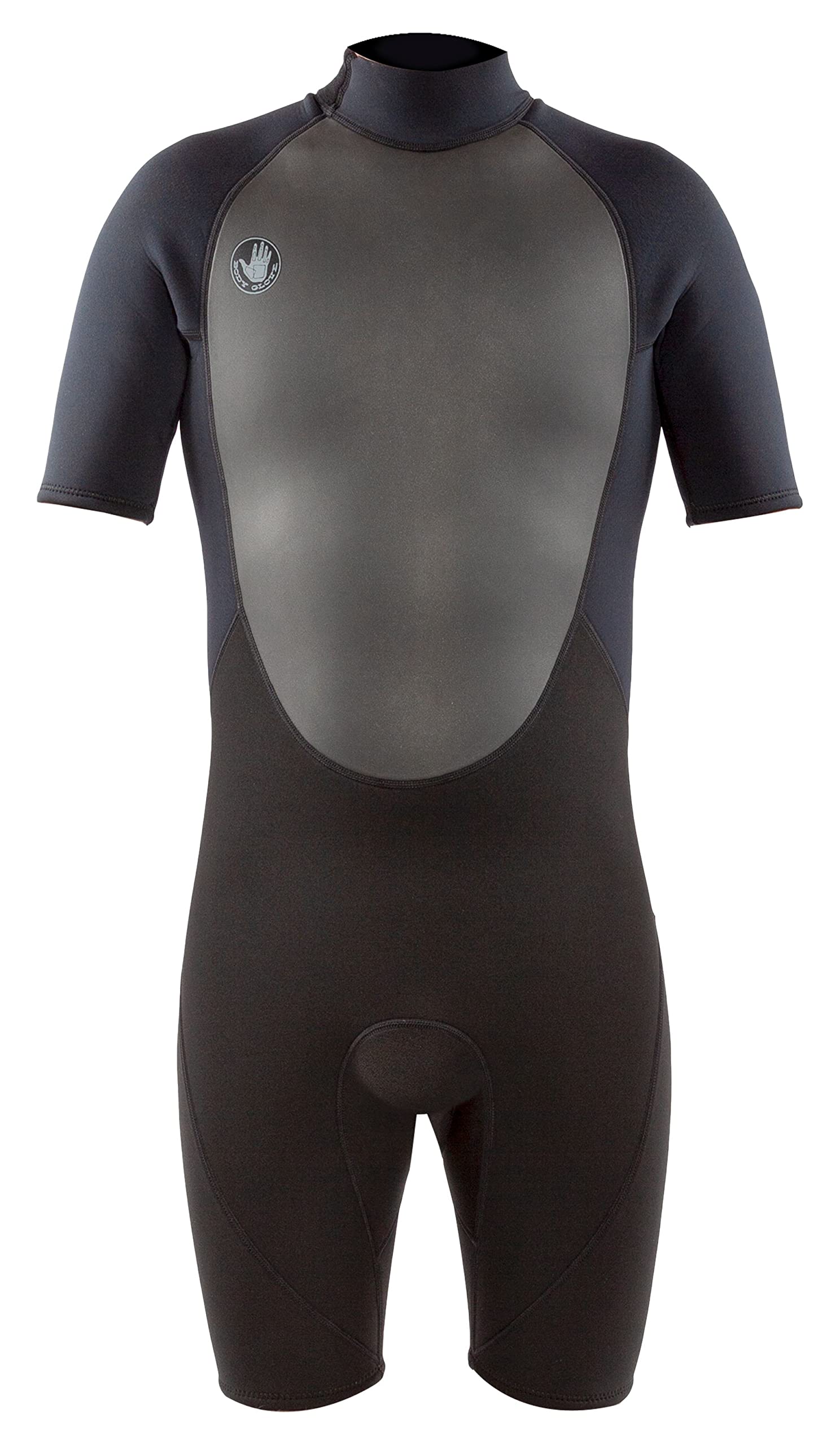 Body Glove PRO 3 - Men Back Zip S/S Springsuit 2/1MM-Small-Black