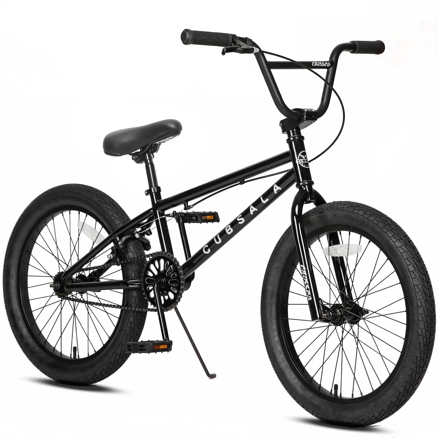 cubsala Freestyle BMX Bike, 18 Inch Kids Bicycle for 5-9 Years Old Kids and Beginner Level Rider, Black