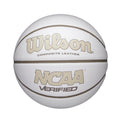 WILSON NCAA Verified Indoor/Outdoor Basketball - White/Tan, Size 7-29.5