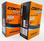 Continental Race 28'' Wide 700X25-32C Inner Tubes - 42Mm Presta Valve (Pack Of 2 W/Conti Sticker)