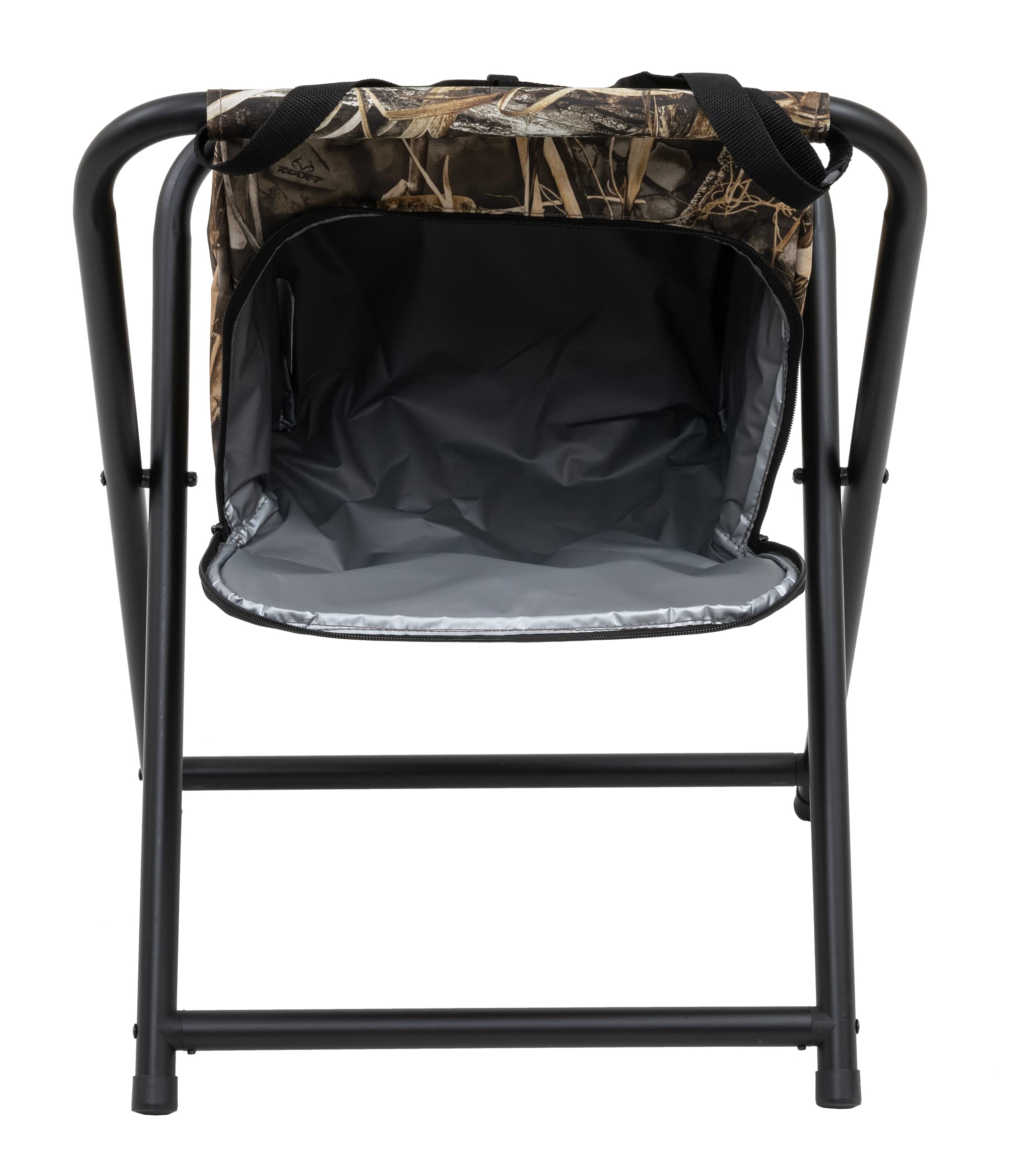 Browning Steadyready Hunting Chair - Compact And Foldable Steel Frame Stool With Exra-Wide Angled Anti-Slip Seat And Realtree Ma