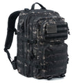 Reebow Gear Military Tactical Backpack Large Army 3 Day Assault Pack Molle Bag Backpacks (Black Camo)