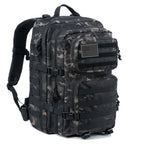 Reebow Gear Military Tactical Backpack Large Army 3 Day Assault Pack Molle Bag Backpacks (Black Camo)