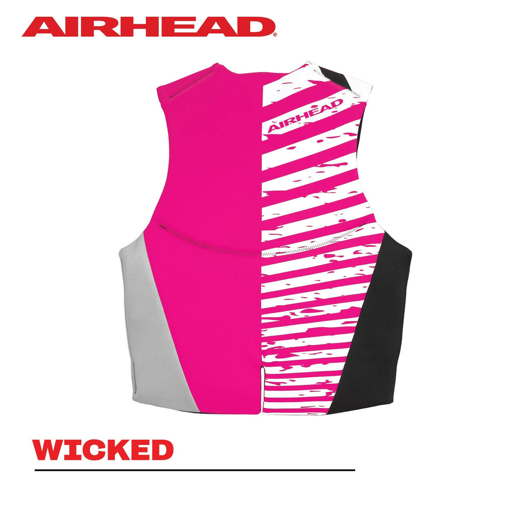 Airhead Wicked Kwik-Dry Neolite Flex Lift Jacket | Us Coast Guard Approved, Designed For Water Sports, Youth & Women'S