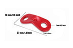 Fgen 30Pcs Outdoor Binocular Aluminum Umbrella Rope Buckle Tent Canopy Pull Rope Accessories Wind Rope Buckle Fixed Buckle Stop