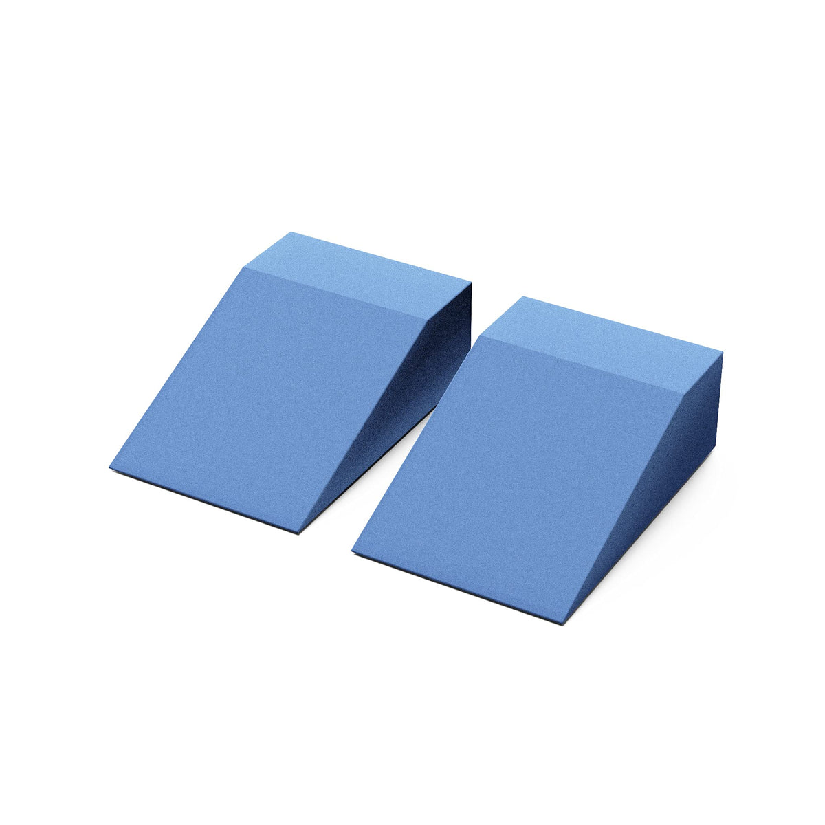 Strongtek Yoga Foam Wedge Blocks (Pair) Soft, Supportive Exercise Accessories | Balance, Strength, Form, Stretch Pilates, Crossf